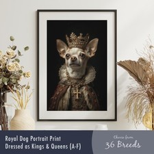 Royal Dog Portrait Print