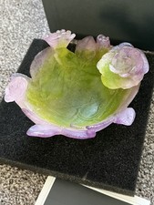 Daum Creuse Crystal Glass Rose