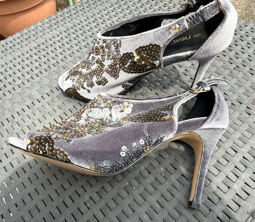 Next grey velvet sequin - next, peep