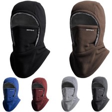 Winter Thermal Fleece Balaclava Scarf Ski Face Mask Neck Warmer Snood Hood Hat
