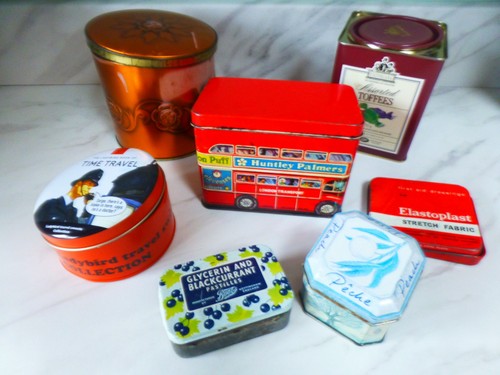 Collectors metal tins - collectors,