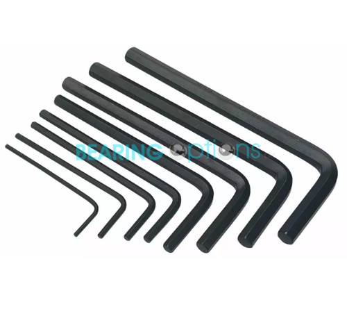 Metric short arm allen keys - short,