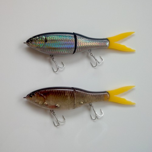 2pc lot jointed glide swimbait - jointed,