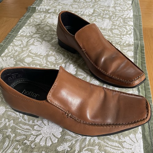 Hotter rival tan leather slip - leather,
