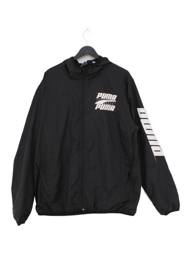 Puma windbreaker jacket - jacket, black