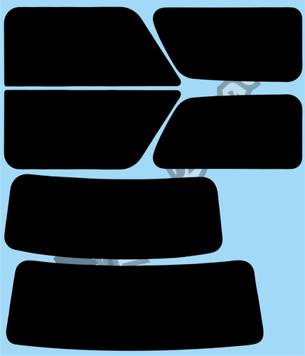 Mini black windows decal - black,