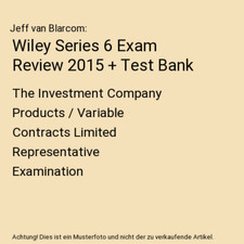 Wiley Series 6 Exam Review