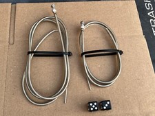 🍀CLEAR OLD SCHOOL BMX BRAKE CABLES REDLINE MXii TORKER THRUSTER JMC PK RIPPER