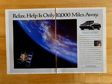 1996 Vintage Print Ad Lincoln