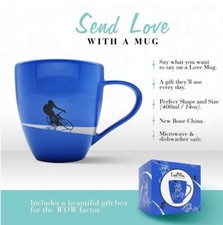 Love Mug  14 OZ Novelty Bike