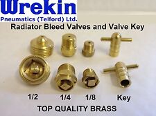 Radiator Bleeding Valves & Key