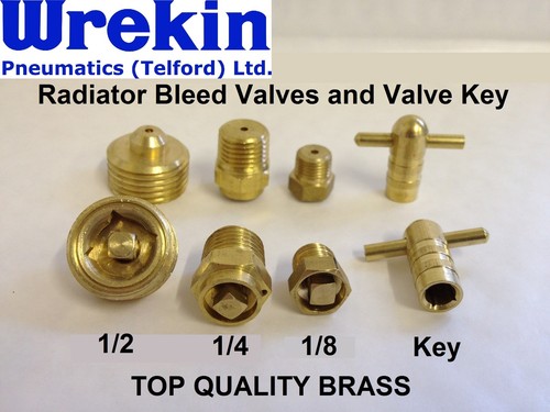 Radiator bleeding valves - radiator,