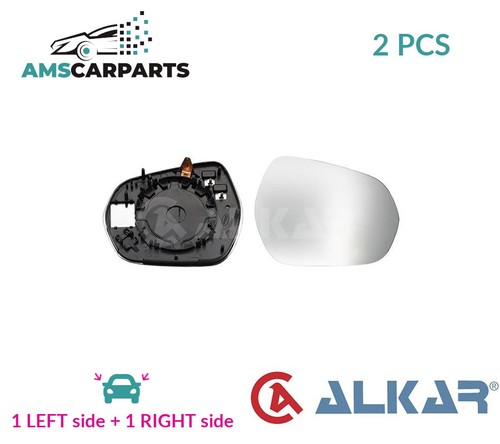 Rear view mirror glass pair - rear,