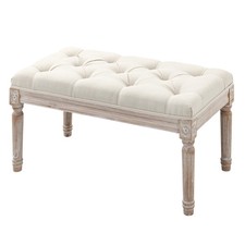 HOMCOM Accent Bench Tufted