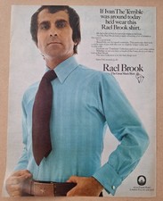 Rael Brook Shirts Original UK Press Advert 1971