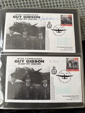 24 X WW2 VC DSO DFC D-day sqn signed Guy Gibson VC RAF cover