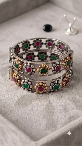 German silver oxidised - german,