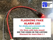 Fake Alarm flashing LED colour