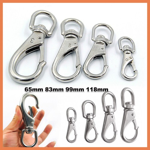 Steel swivel trigger clip - steel, dog