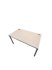 Office Desk, White metal legs