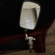 VW Beetle Door Wing Mirror Offside Right Chrome Stainless Steel 1967 On