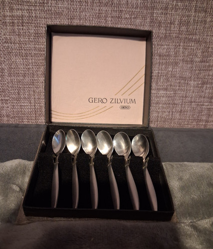 Gero zilvium 6pc spoons heavy - spoons,