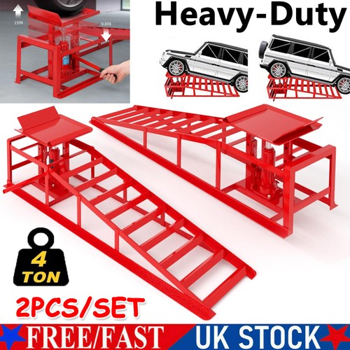 Ton hydraulic car - ramps, 2pc