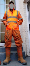 men orange Hi Vis zip PORTWEST