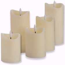 Led flameless candles ivory - led,