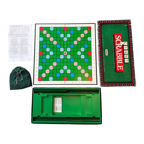Vintage giant scrabble board - scrabble,