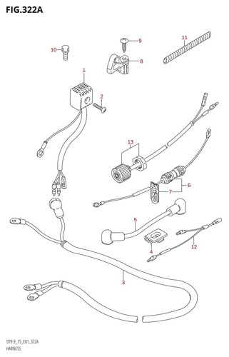 Suzuki genuine screw dt55 - suzuki,