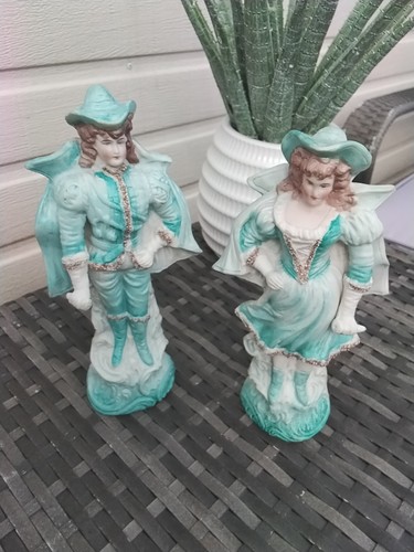 Pair antique german bisque - pair,