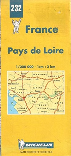 Michelin map 232 france - michelin, pays