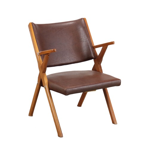 Vintage armchair with armrests - armchair,