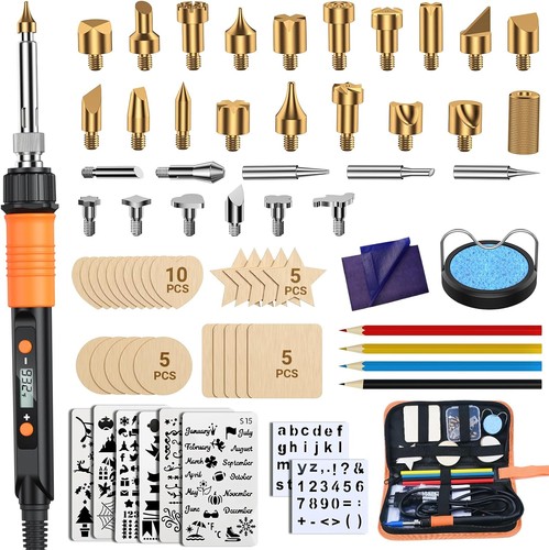 Preciva pyrography kit 70pcs - preciva,