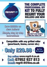 Caravan Mover Roller DIY Regritting Kit ,1000s Sold, Free Postage UK,Easy To Do