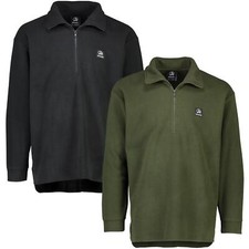 Swanndri Mens Motu Fleece Pullover Olive Green Black Small Medium Large XL XXL