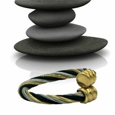 Magnetic Fashion Ring Twisted