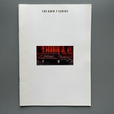 BMW E32 7-Series UK Market Sales Brochure 1993-94  730i 740i 750i L