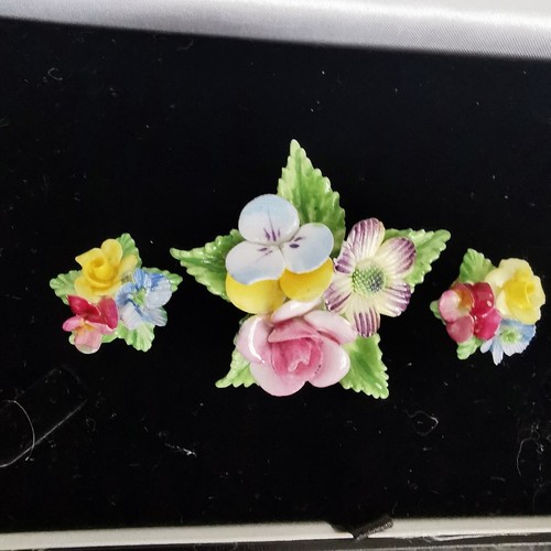 Bone china set brooch and - bone,