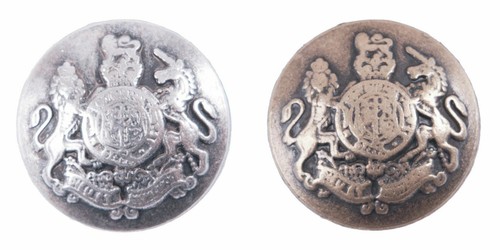 Military buttons bronze silver - military,