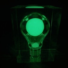 Luminous Lucite Block Light