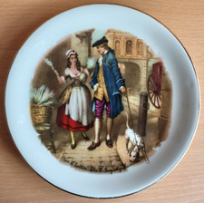 VINTAGE LIVERPOOL ROAD POTTERY DECORATIVE 6¾” PLATE CRIES OF LONDON  'LAVENDER'