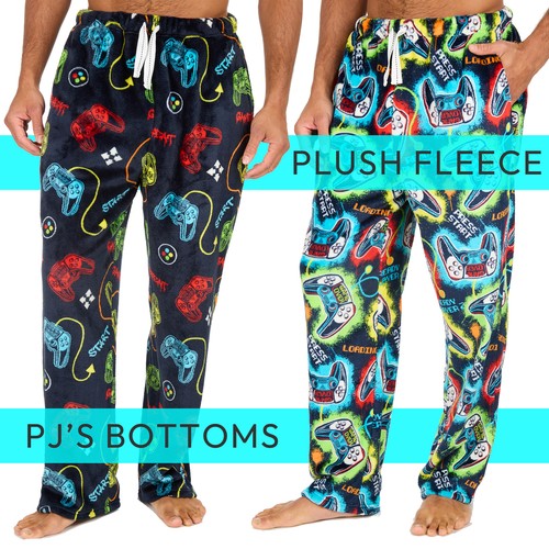 Mens gaming fleece pyjama - fleece,