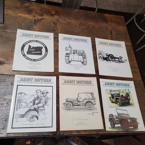 Vtg army motors - magazine, lot