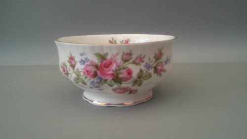 Vintage moss rose - rose, royal