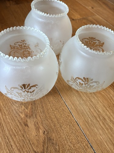 White frosted lamp shades - white,