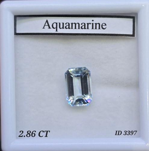 Natural aquamarine igi - ct,