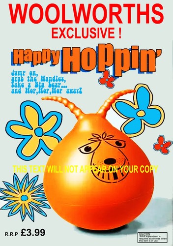 Woolworth space hopper new - woolworth`s,