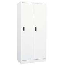 Wardrobe white steel - wardrobe, home